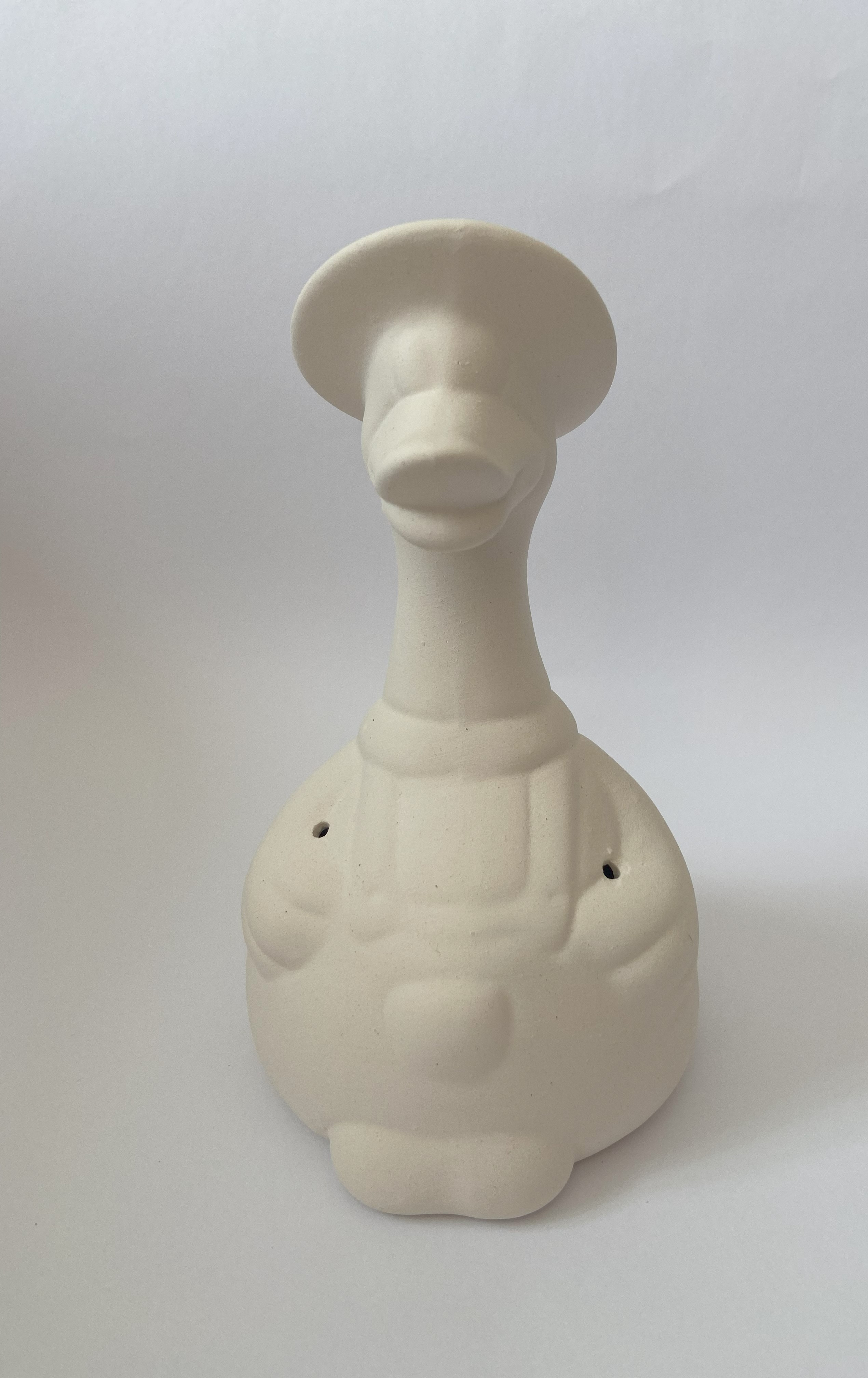 Pato com pé M